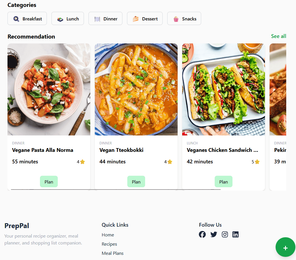 Preppal - Manage Recipes & Shopping Lists